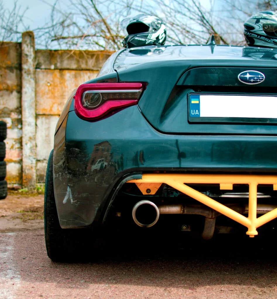 BRZ tailpipe