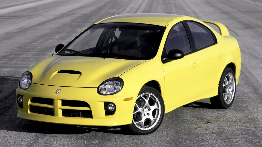 Yellow Dodge SRT4 sleeper