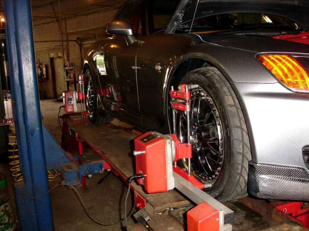 Honda S2000 wheel alignment.