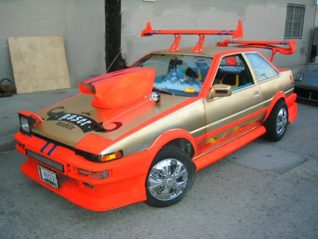 Example of a rice burner car