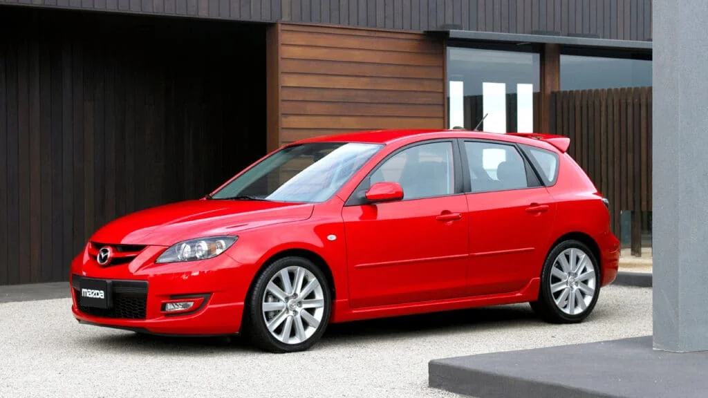 Stock red Mazdaspeed 3