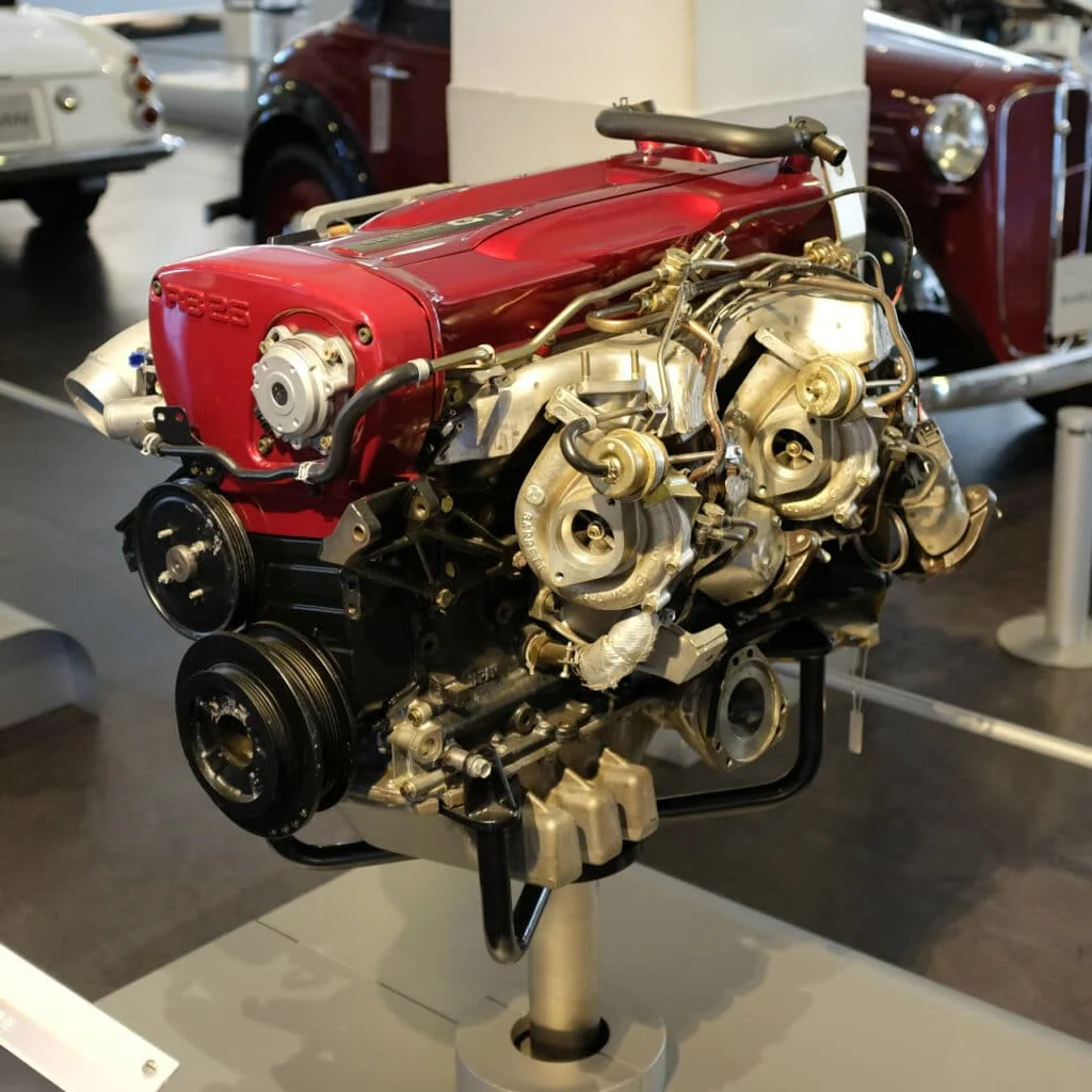 RB26DETT engine on display at the Nissan Engine Museum