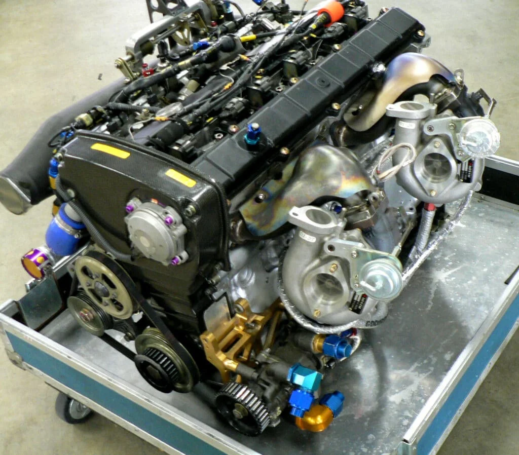 RB26DETT engine uninstalled