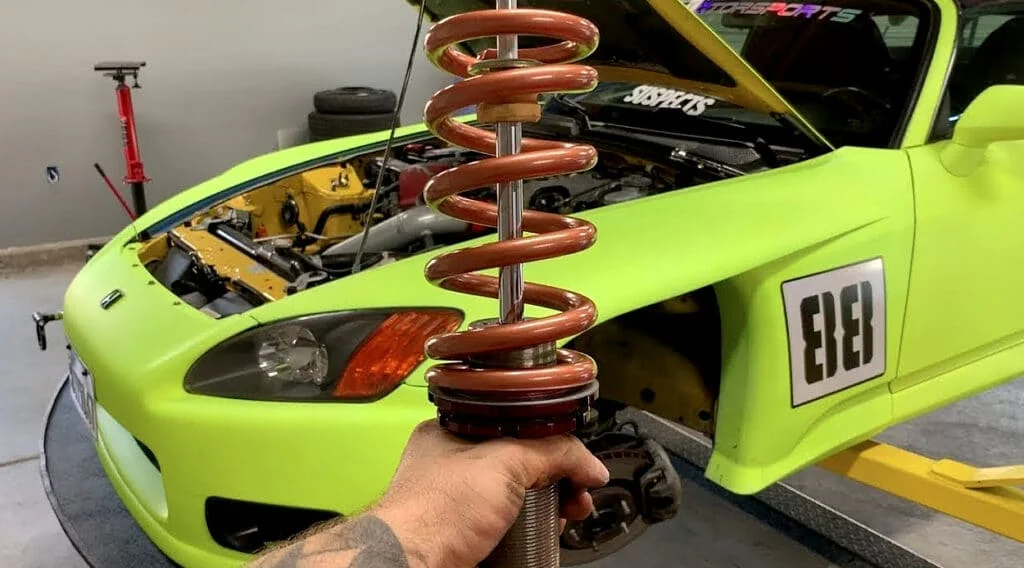 Swift Springs ready to be installed on Honda S2000 