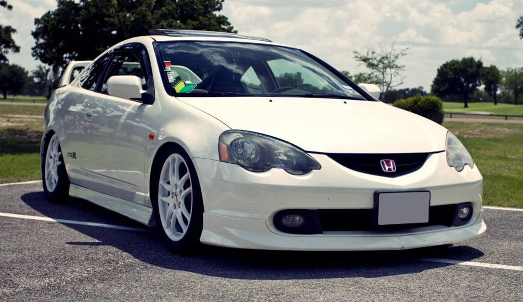 Championship white Acura RSX