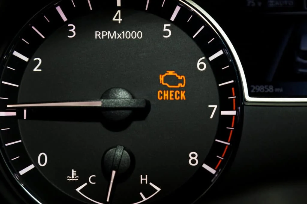 Check engine light illuminated