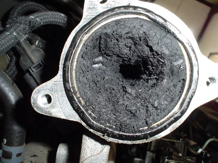 Gunked up EGR valve