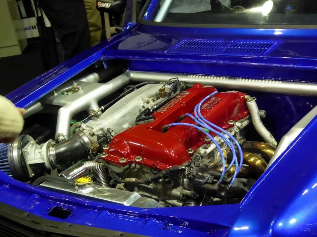 Redtop SR20 equipped Nissan Sunny Coupe tuned by Nissan Kyoto Automobile Technical College