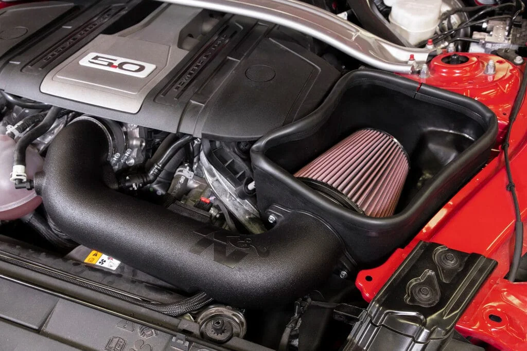 K&N cold air intake with heat shield
