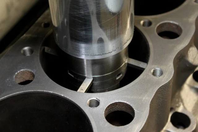 Increasing engine displacement by expanding bore size