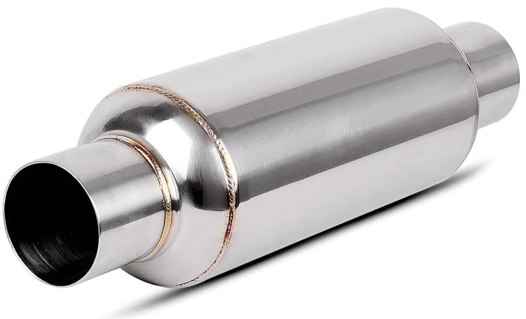 Exhaust resonator isolated