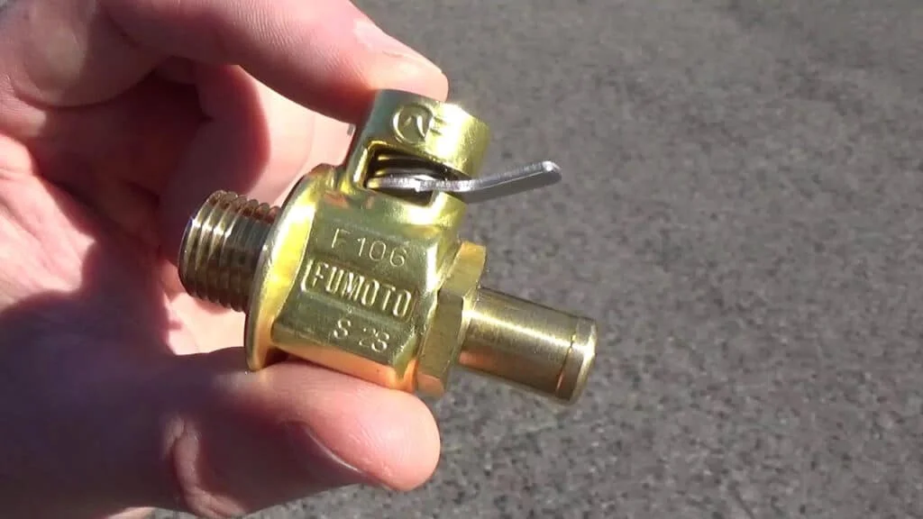 A clean Fumoto quick oil drain valve