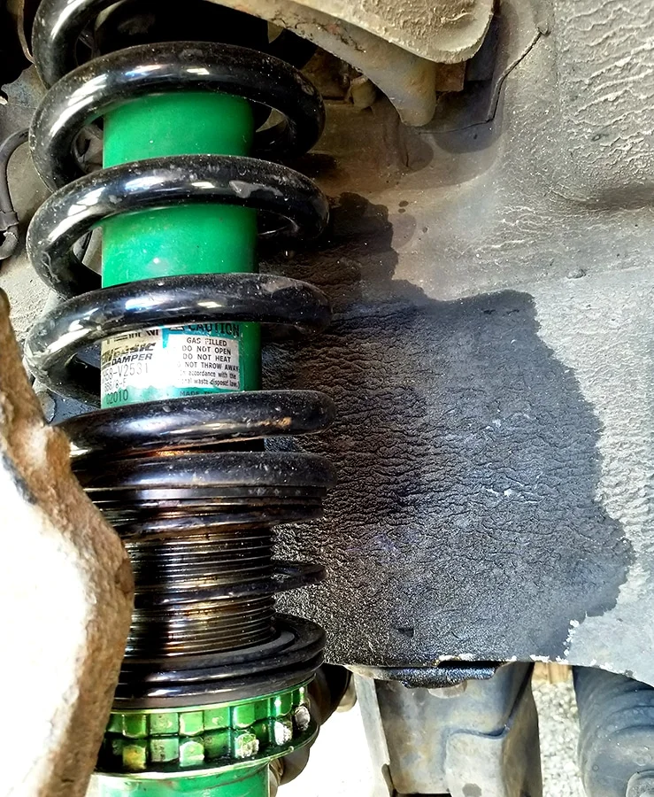 Poorly maintained coilovers