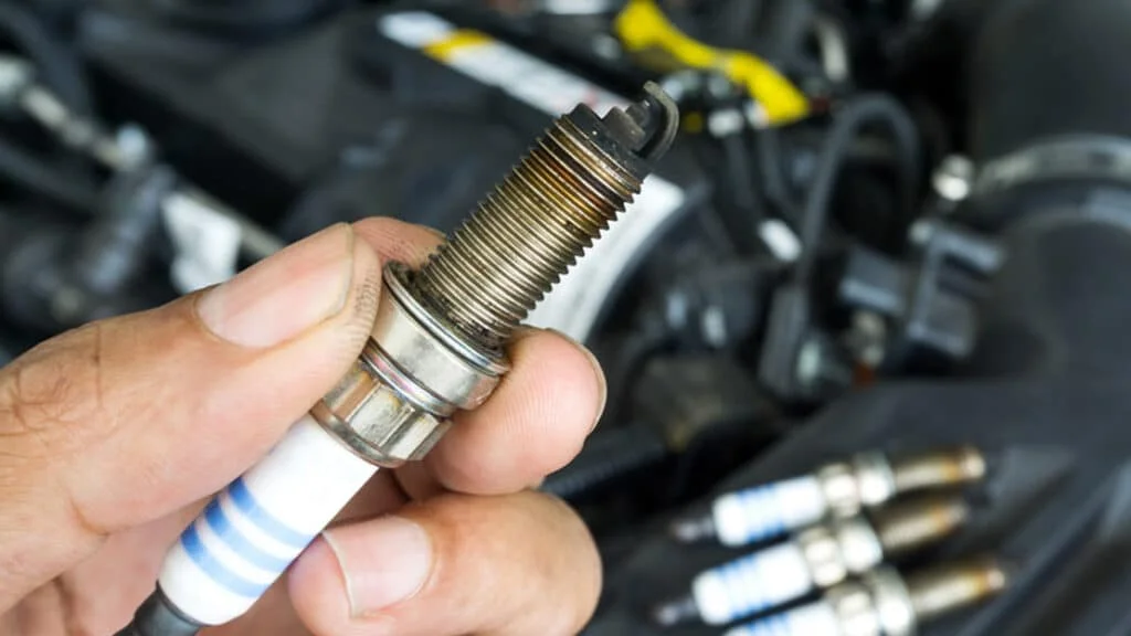 Worn out spark plug