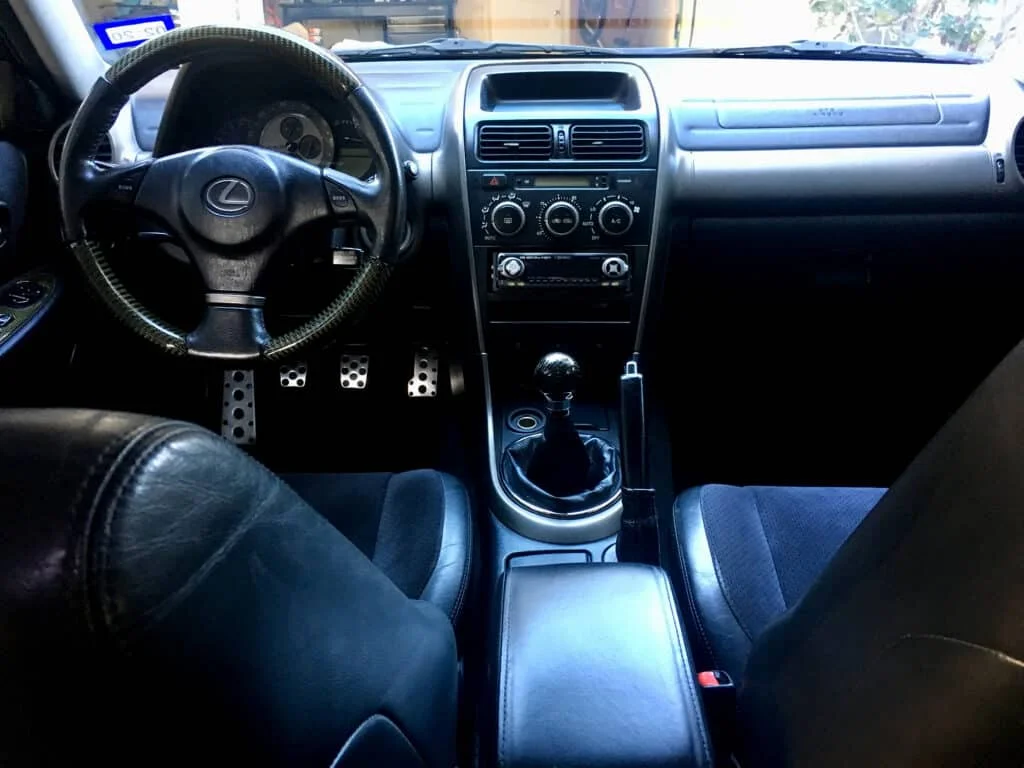 Manual swapped IS300 interior
