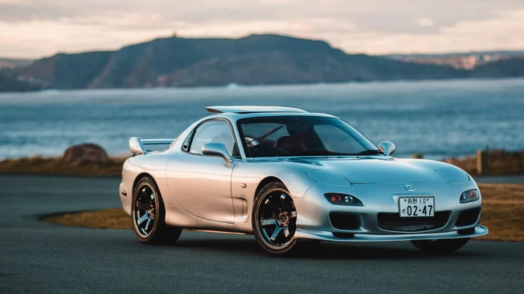 Mazda RX7 stock ride height