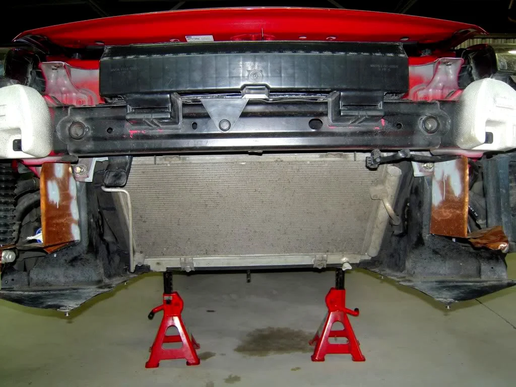 RX8 radiator replacement
