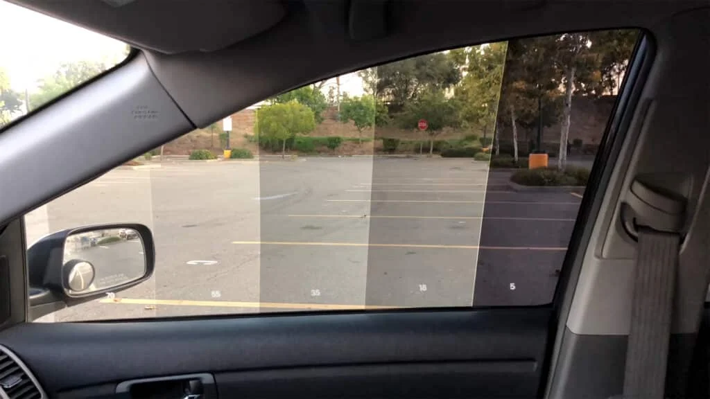 Window tint darkness and VLT levels compared