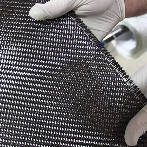 Carbon fiber and aramid fiber mixed fabric