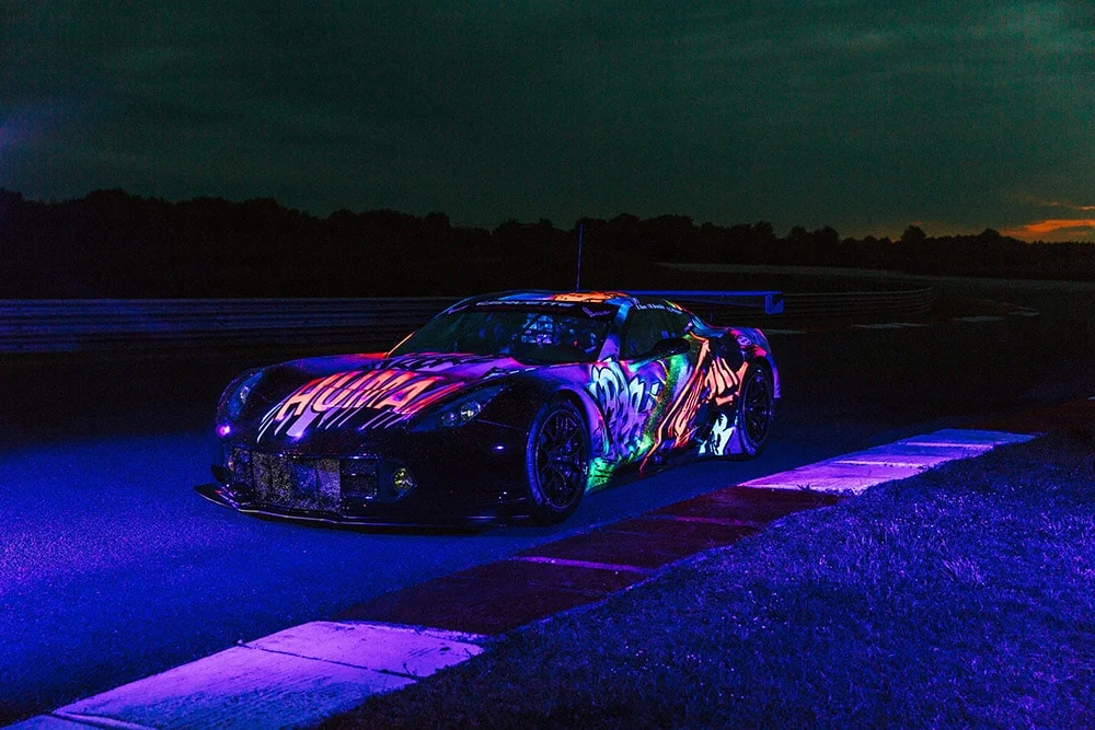 Glowing Corvette