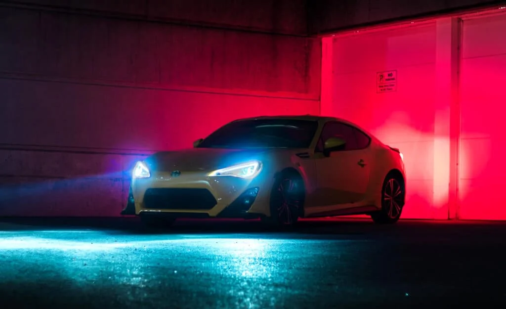 Yellow FRS with modified headlights