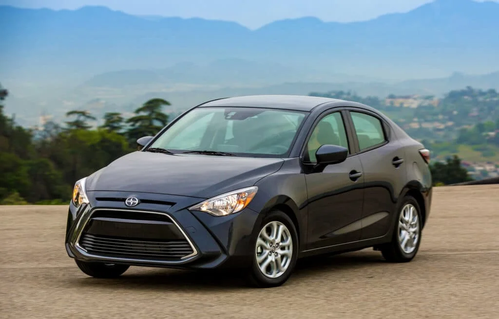 Dark blue Scion iA