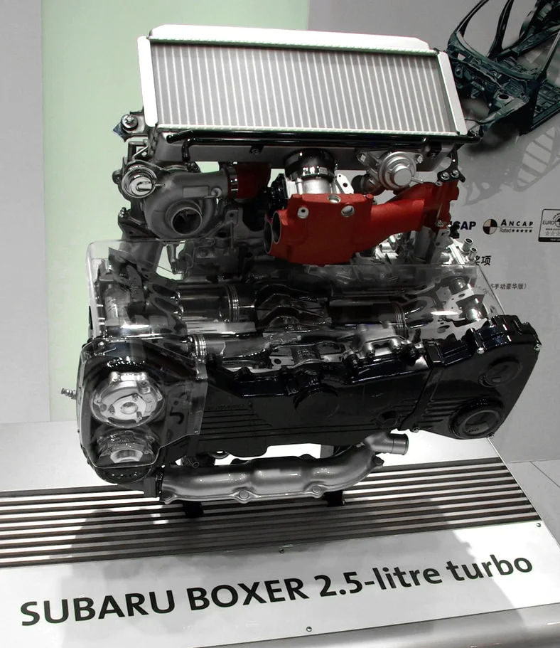 Subaru EJ257 on display 
