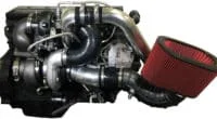 Fummins compound turbo setup