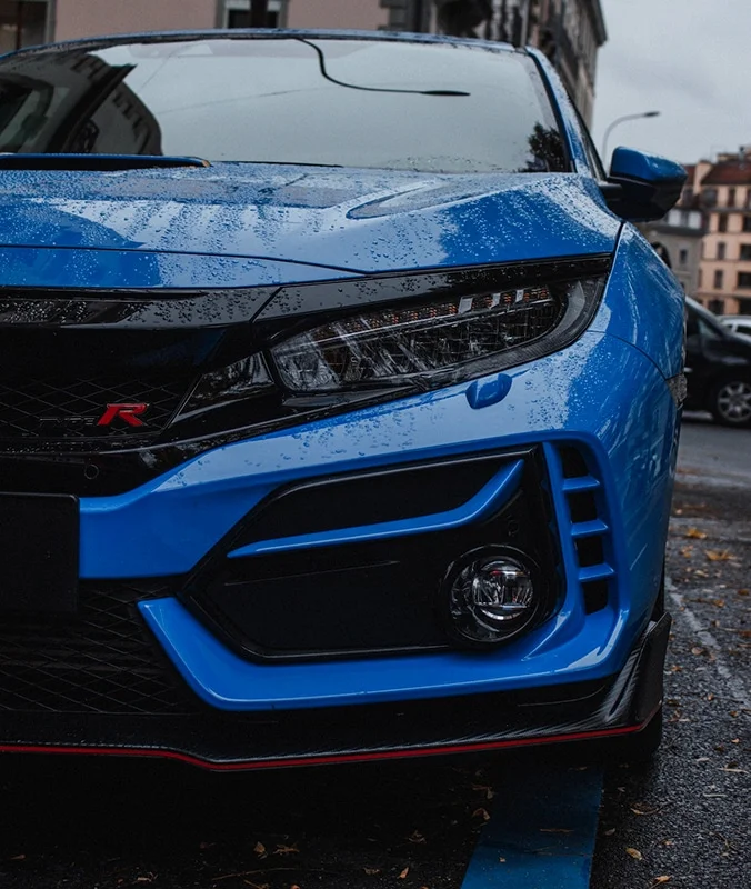 Blue 2021 Civic Type-R