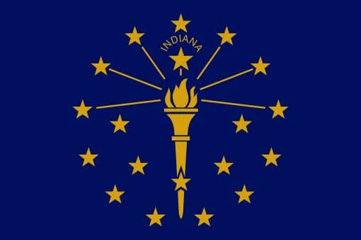 Flag of Indiana