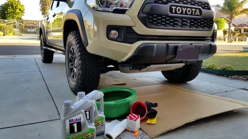 Prepping for Tacoma oil change