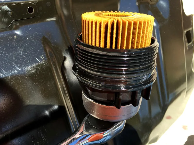 Tacoma oil filter uninstall process