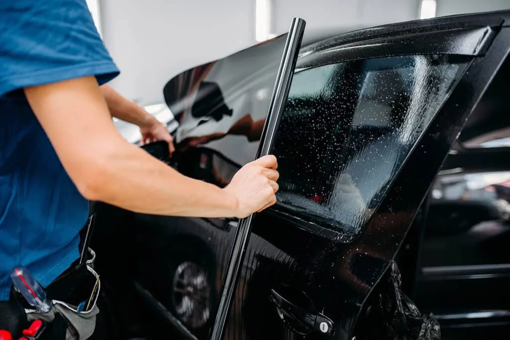 Window tint installation