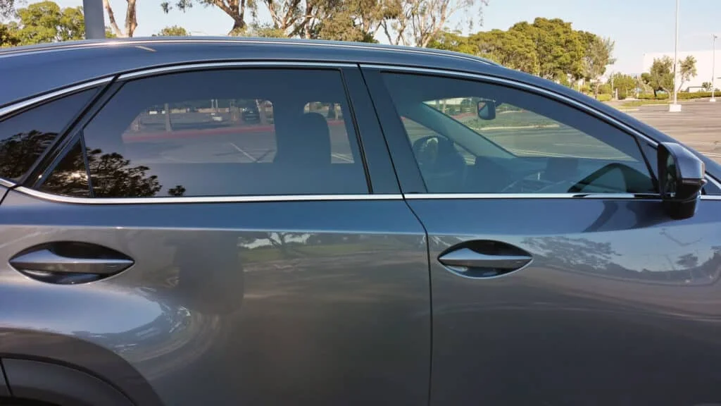 Sedan with lightly tinted windows in Nevada