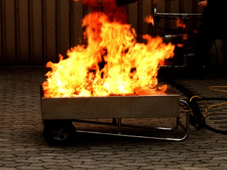 Combustible metal