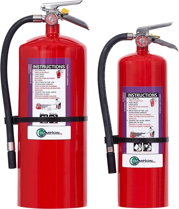 Purple-K extinguisher bottle