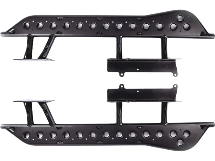 Rock sliders with step plates