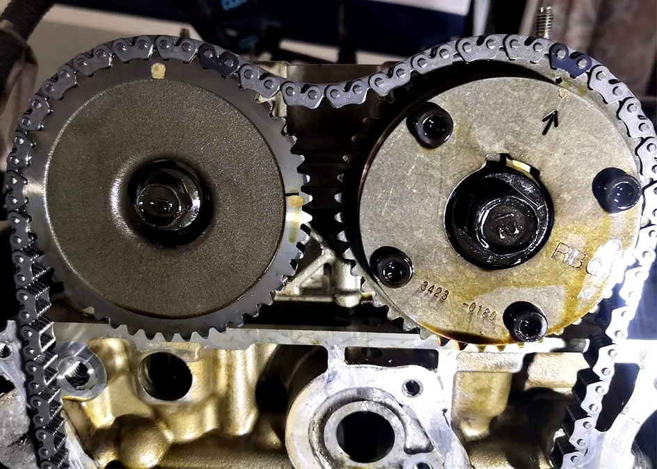 K-series timing chain slack