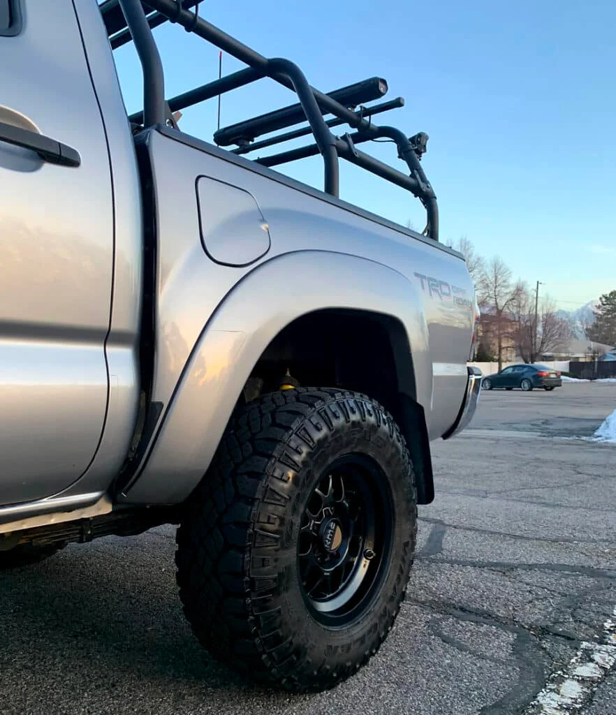 KMC Terra wheels on a Toyota Tacoma