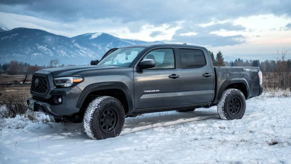 Tacoma in the snow