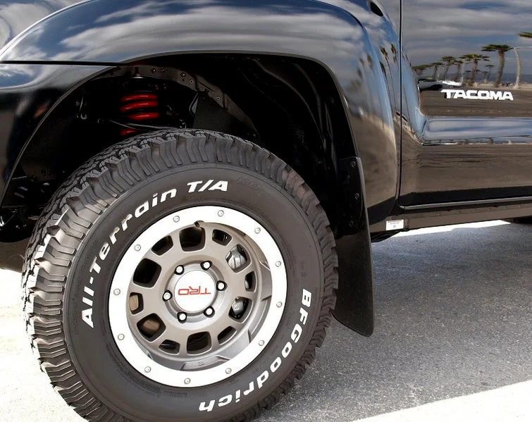 Tacoma with TRD Pro wheels