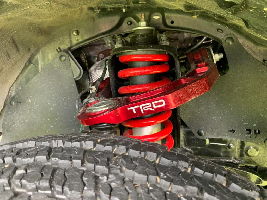 Aftermarket control arms for Tacoma