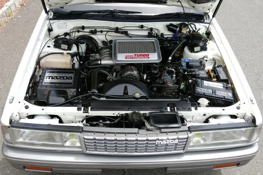 13B-T engine in a Mazda Luce Turbo-II