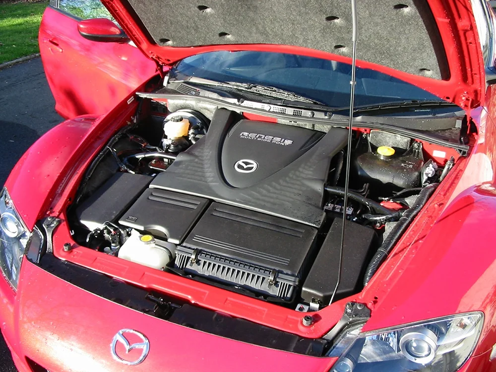 Mazda RX-8 engine bay