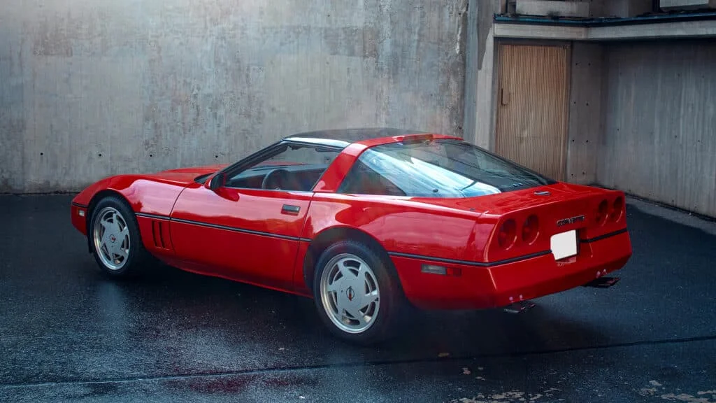 Red C4 Corvette