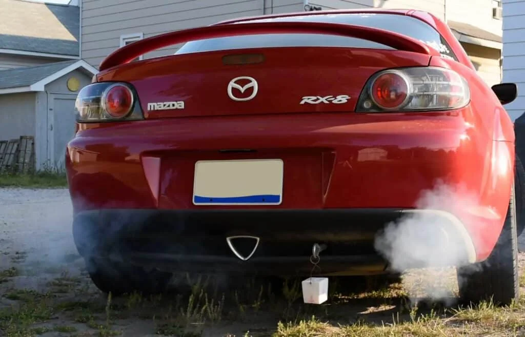 RX8 exhaust smoke