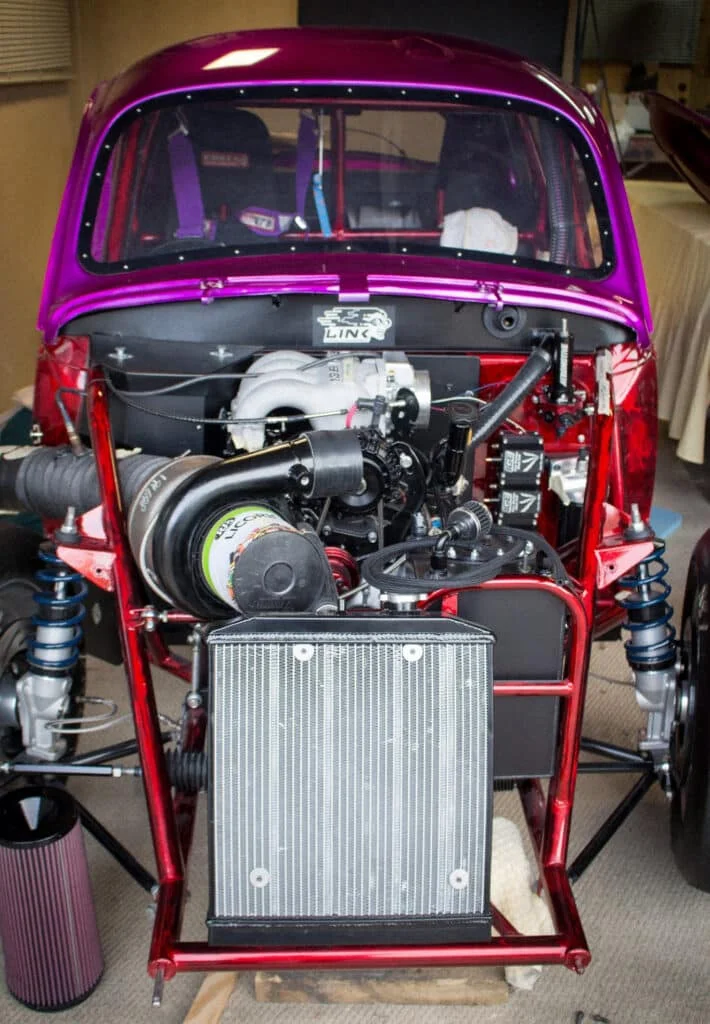 Rotary-swapped VW Beetle