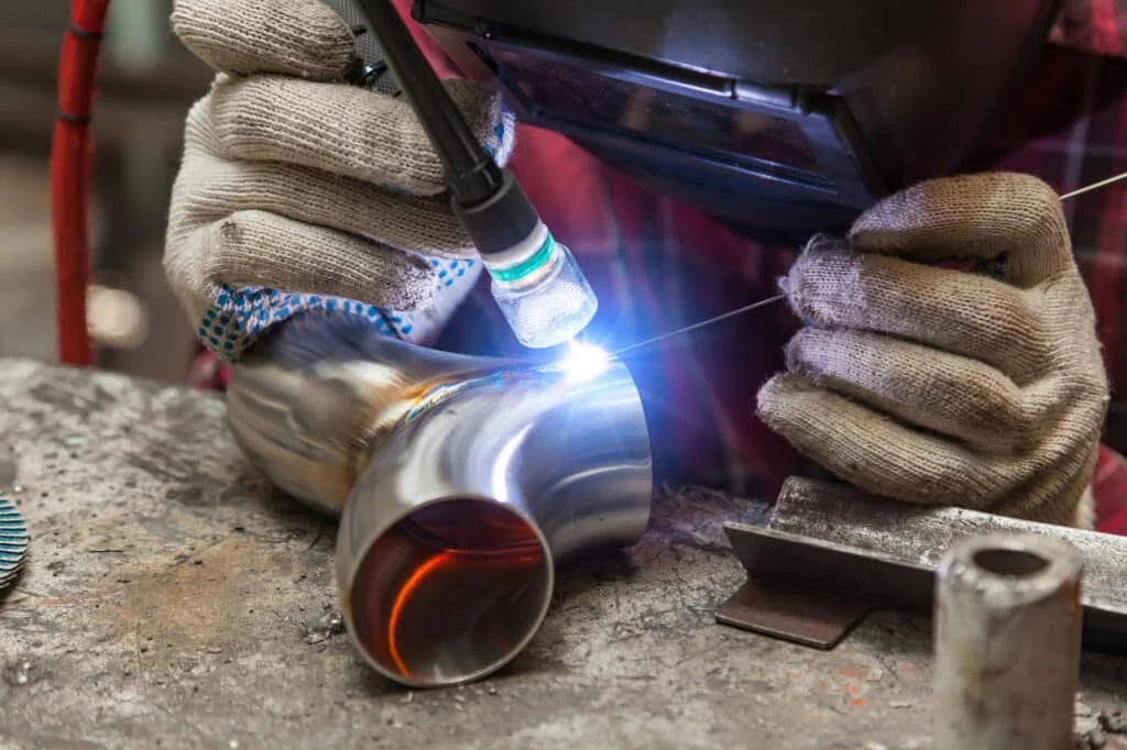 DIY exhaust pipe welding