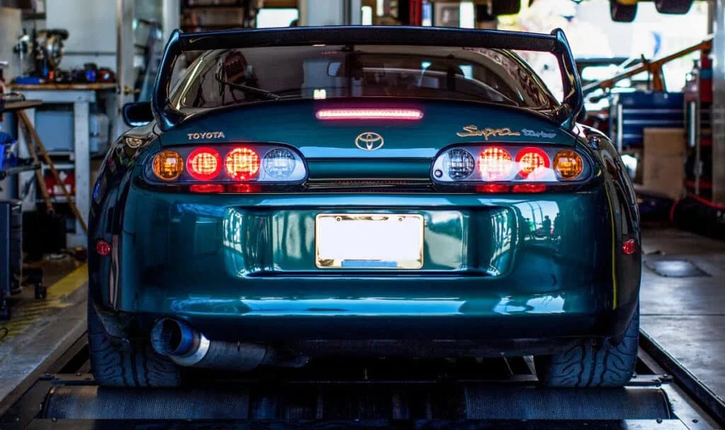 Supra Turbo on a dyno
