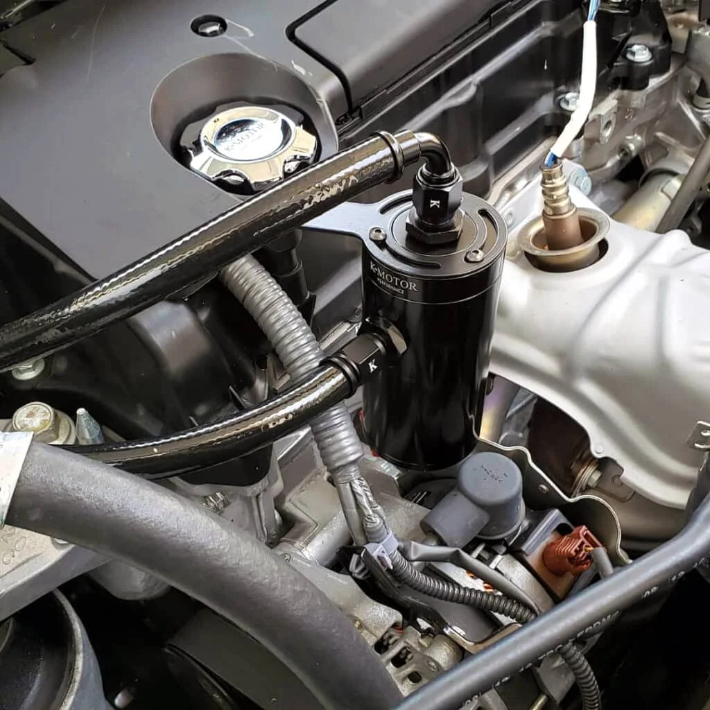 Air oil separator installed